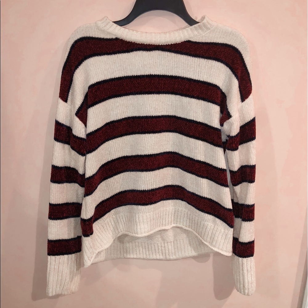 Chenille striped Sweater